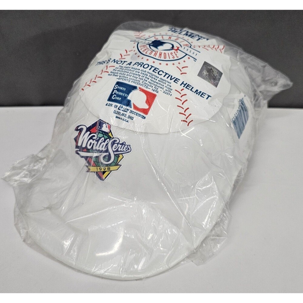Vintage 1998 World Series Souvenir Batting Helmet Sealed Laich Industries NOS